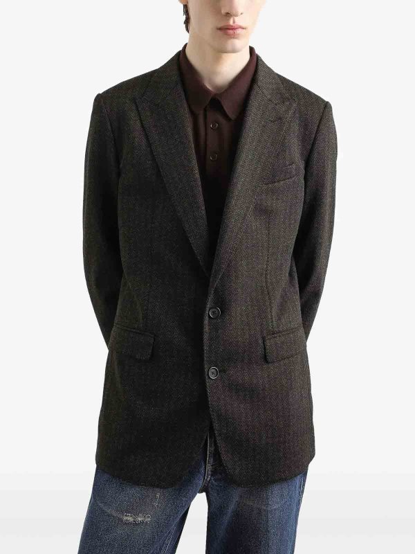 ブレザー - 黒 shop online: DOLCE & GABBANA