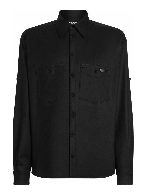 DOLCE & GABBANA: shirts - Oversized Flannel Shirt