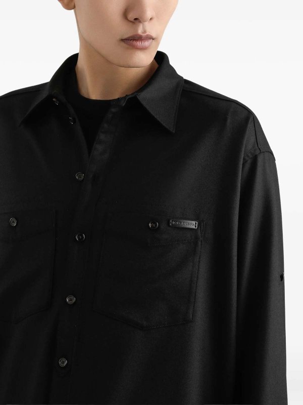 DOLCE & GABBANA buy online Oversized Flannel Shirt
