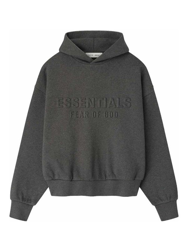 FEAR OF GOD: Sweatshirts & Sweaters - Embossed Essentials Classic Hoodie