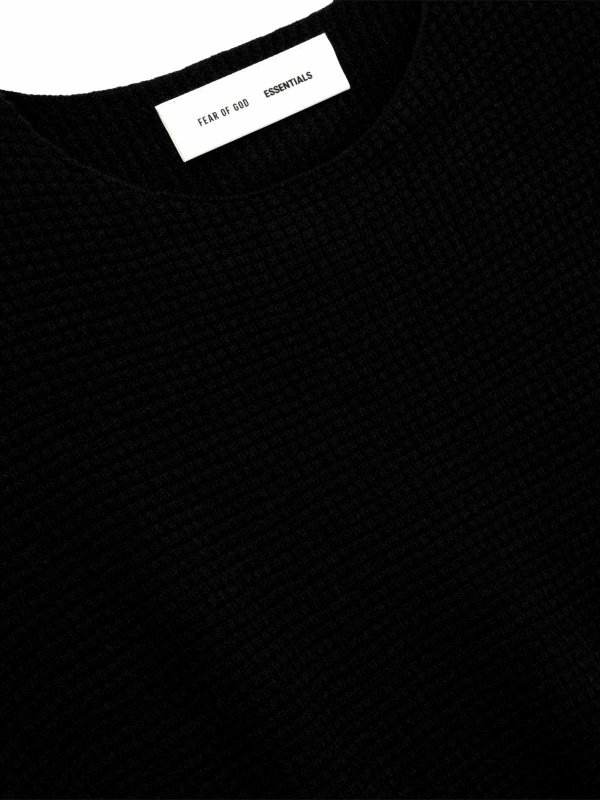 クルーネック - 黒 Replica 
online: FEAR OF GOD