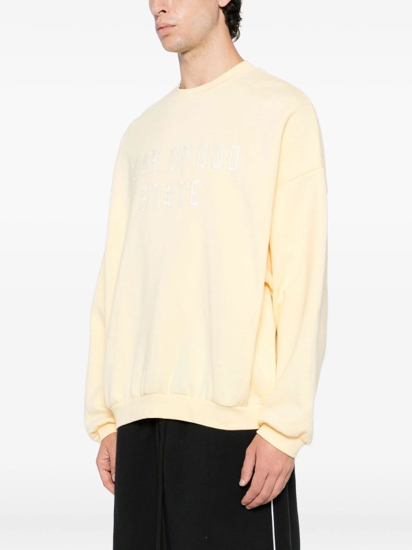 The Best Shops FEAR OF GOD: maglia collo rotondo - Maglione con applicazione logo