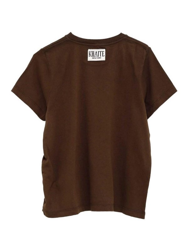 KHAITE: Camisetas online - Camiseta - Negro