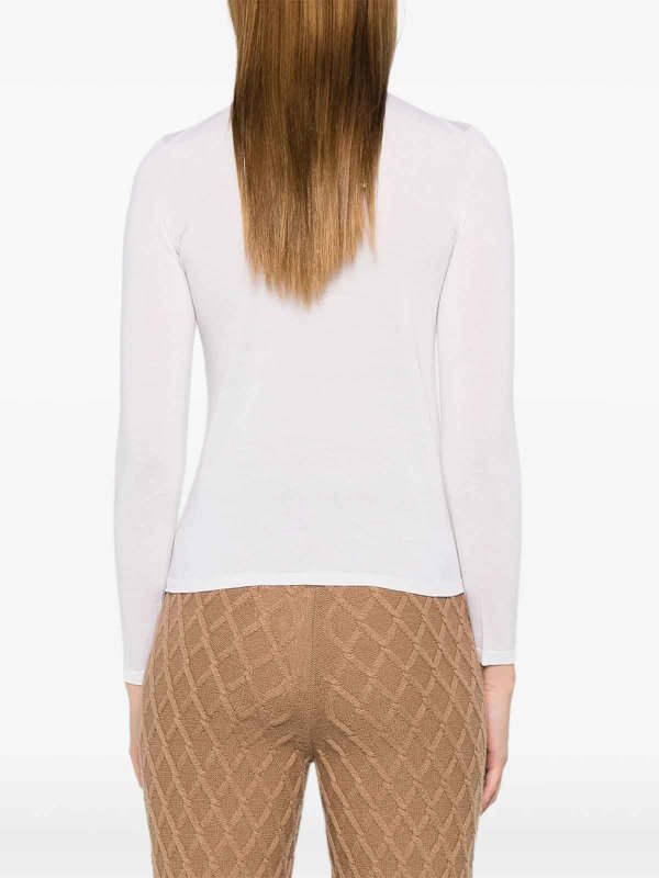 Rundhalspullover - Weiß shop online: Max Mara