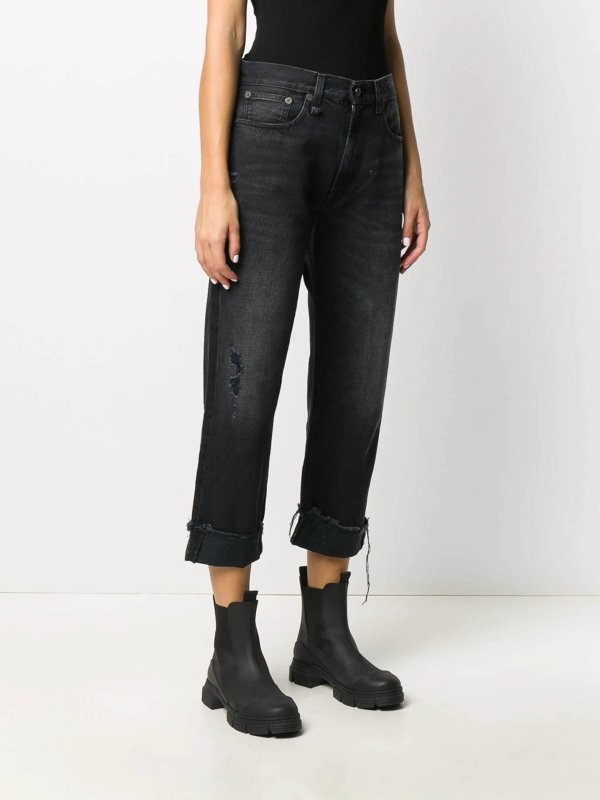 The Best Shops R13: ボーイフレンドデニム - ボーイフレンド - 黒