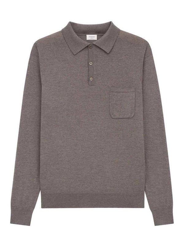 SAINT LAURENT: polo shirts - Chest-Pocket Polo Shirt