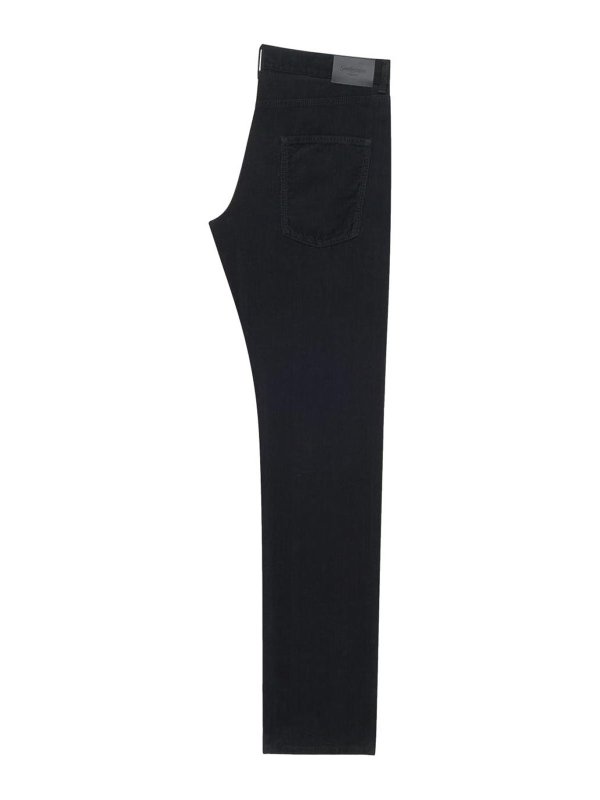 SAINT LAURENT: straight leg jeans online - Low-Rise Relaxed Slim Jeans