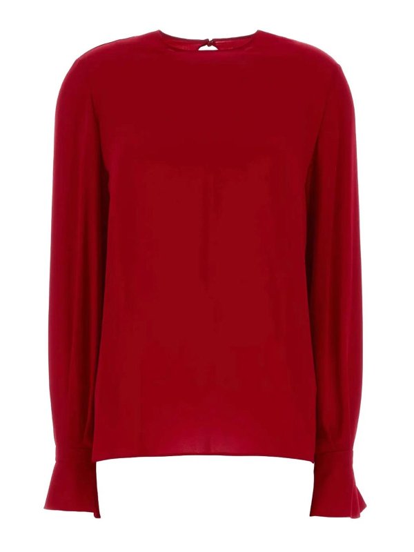 VALENTINO GARAVANI: ブラウス - ブラウス - 赤