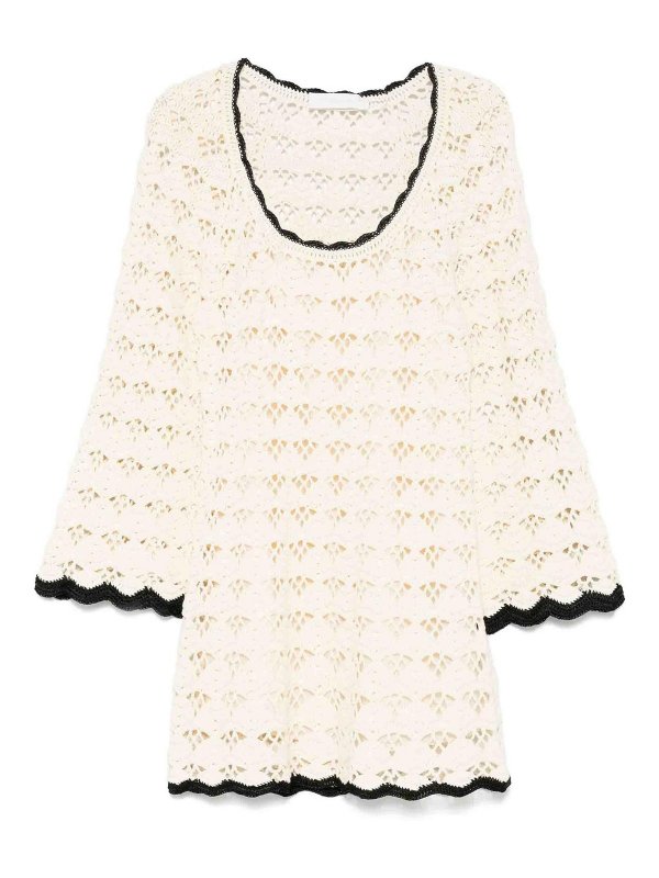 ZIMMERMANN: ニーレングスドレス - 膝丈ドレス - ベージュ