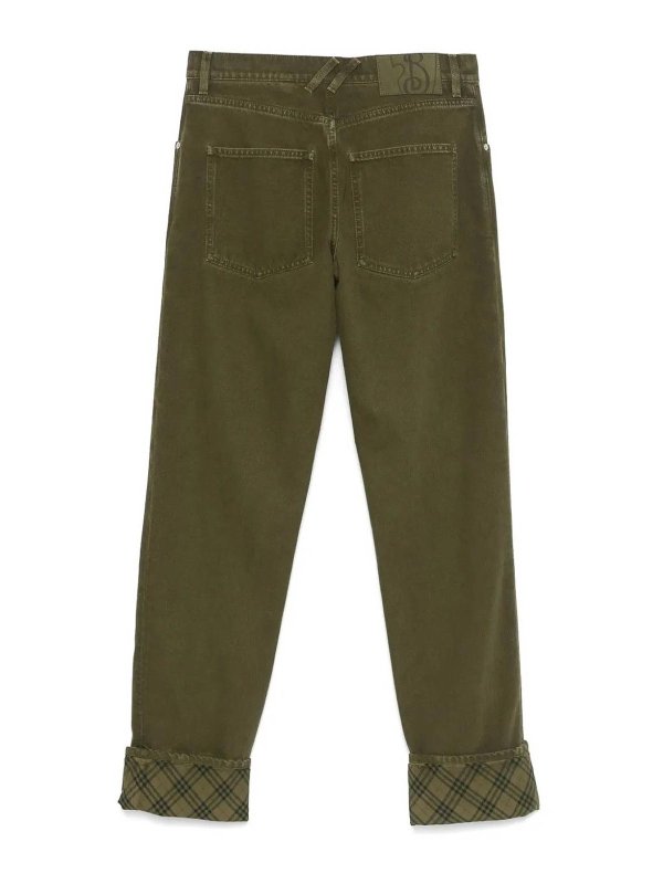 BURBERRY: ストレートジーンズ online - ストレートジーンズ - 緑