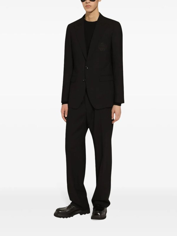 DOLCE & GABBANA: tracksuit bottoms online - Wool Track Pants