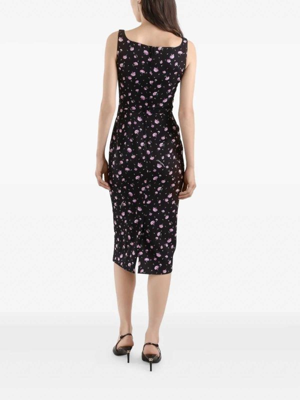 The Best Shops DOLCE & GABBANA: ニーレングスドレス - 膝丈ドレス - 黒