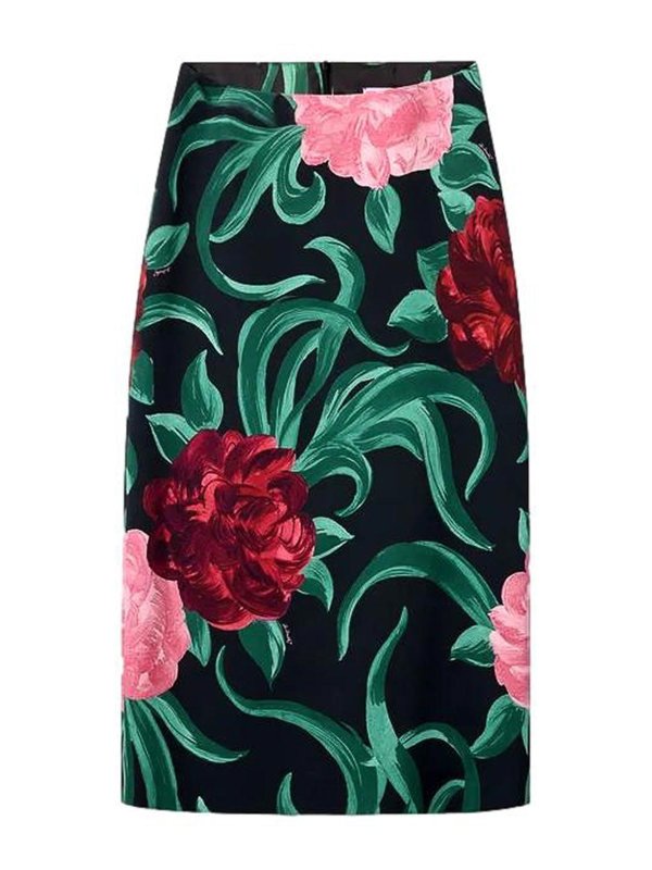 LA DOUBLEJ: Knielange und Midi Röcke - Midirock - Bunt