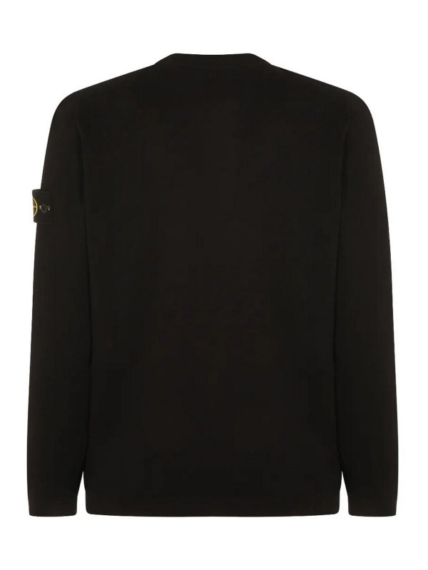 STONE ISLAND: クルーネック online - クルーネック - 黒