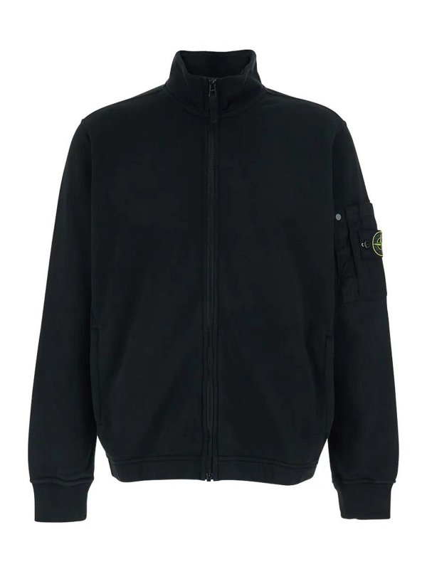 STONE ISLAND: Sweatshirts & Sweaters - Zip Up Sweatshirt