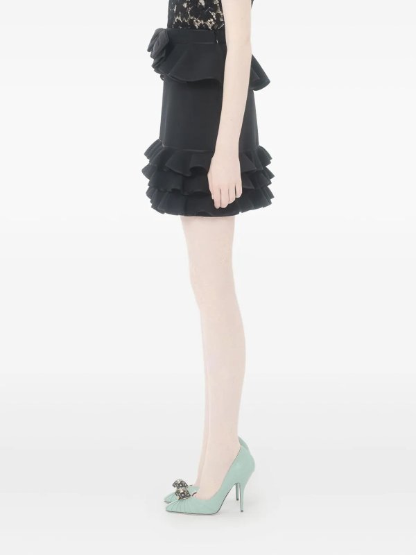 膝丈/ミディスカート - 黒 Replica 
online: VALENTINO GARAVANI