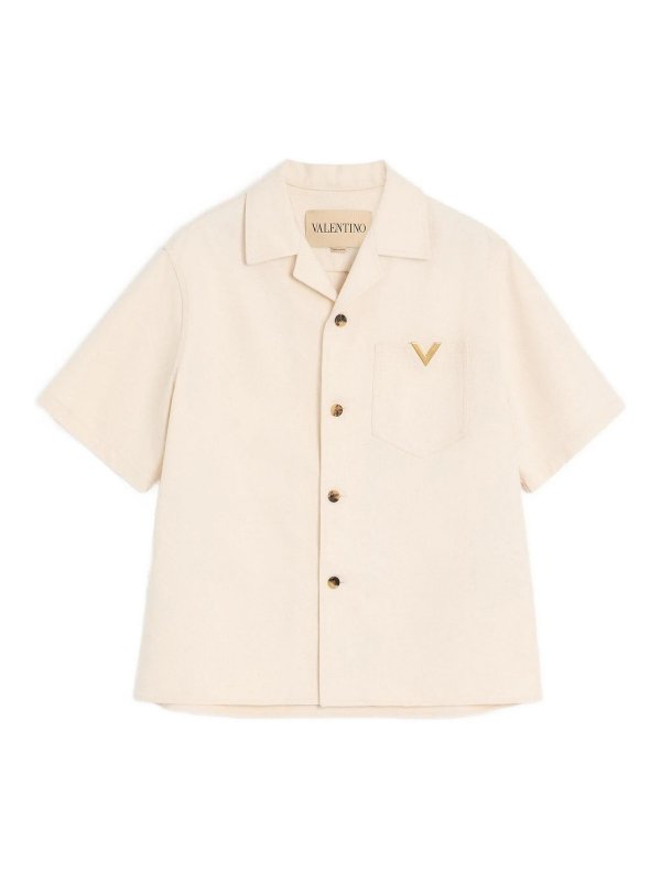 VALENTINO GARAVANI: シャツ - シャツ - ベージュ