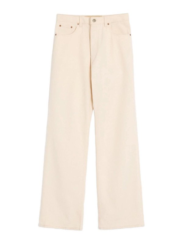 VALENTINO GARAVANI: Jeans Rectos - Vaqueros Rectos - Beis