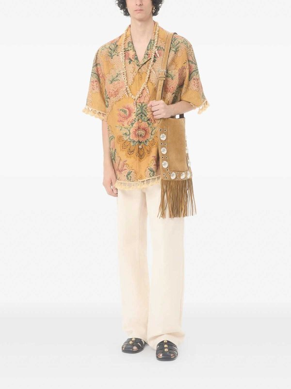 VALENTINO GARAVANI: Jeans Rectos online - Vaqueros Rectos - Beis