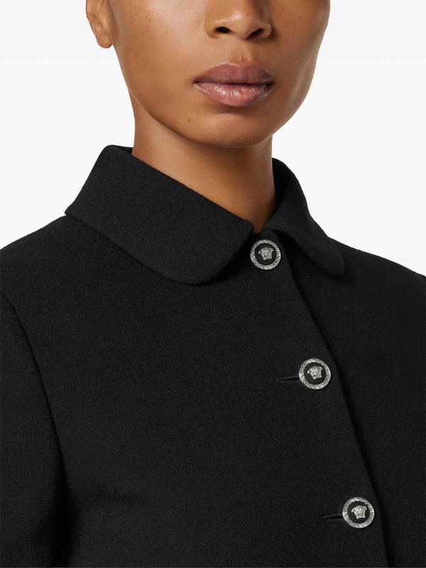 VERSACE buy online Double Wool Jacket