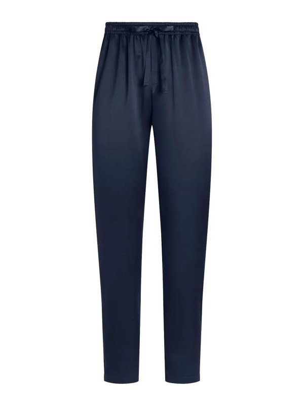 DOLCE & GABBANA: casual trousers - Pyjama Silk Pants