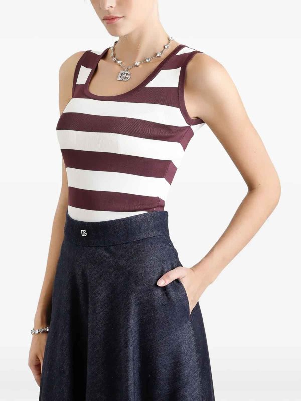 トップ/タンクトップ - 赤 Replica 
online: DOLCE & GABBANA