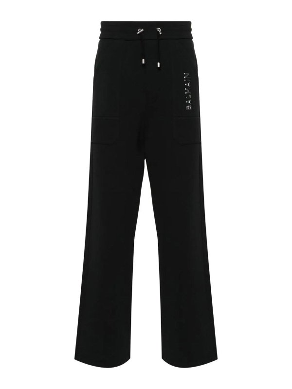 Balmain: Traininghosen - Traininghose - Schwarz