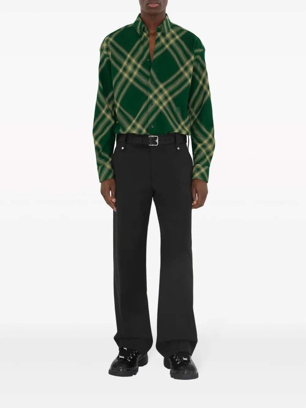 The Best Shops BURBERRY: Hemden - Hemd - Grün