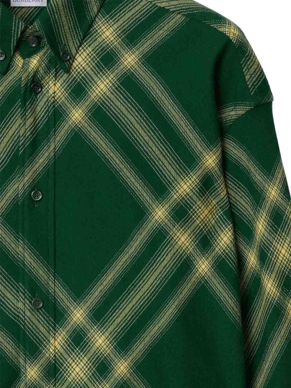 The Best Shops BURBERRY: Hemd - Grün