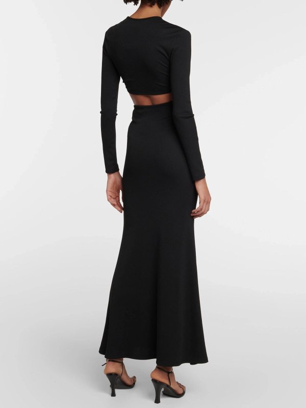 The Best Shops CHRISTOPHER ESBER: ロングシャツ - ロングスカート - 黒