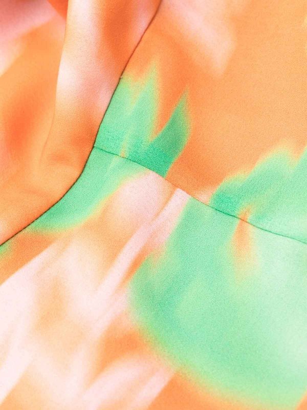 The Best Shops GANNI: 膝丈ドレス - オレンジ