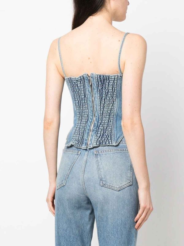 トップ/タンクトップ - ブルー shop online: MAGDA BUTRYM