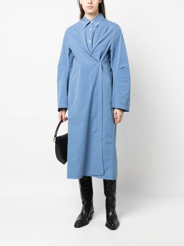 OUR LEGACY: ニーレングスドレス online - 膝丈ドレス - ブルー