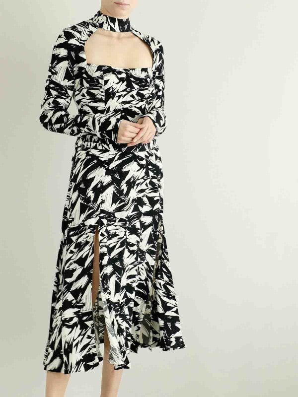 The Best Shops ROTATE Birger Christensen: ニーレングススカート＆ミディ丈 - 膝丈/ミディスカート - 黒