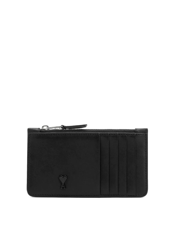 AMI PARIS: portafogli - Portacarte con cerniera Ami De Coeur