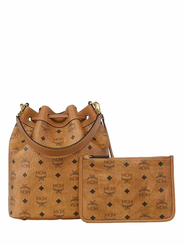 MCM: cross body bags online - Dessau Drawstring Bag