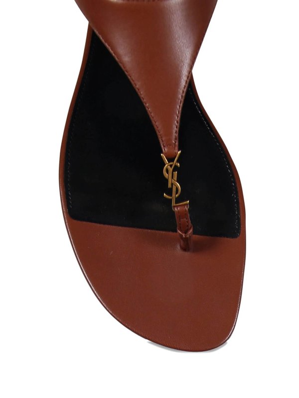 Cassandra Sandals In Smooth Leather shop online: SAINT LAURENT