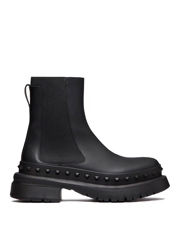 VALENTINO GARAVANI: ブーツ - ブーツ - 黒