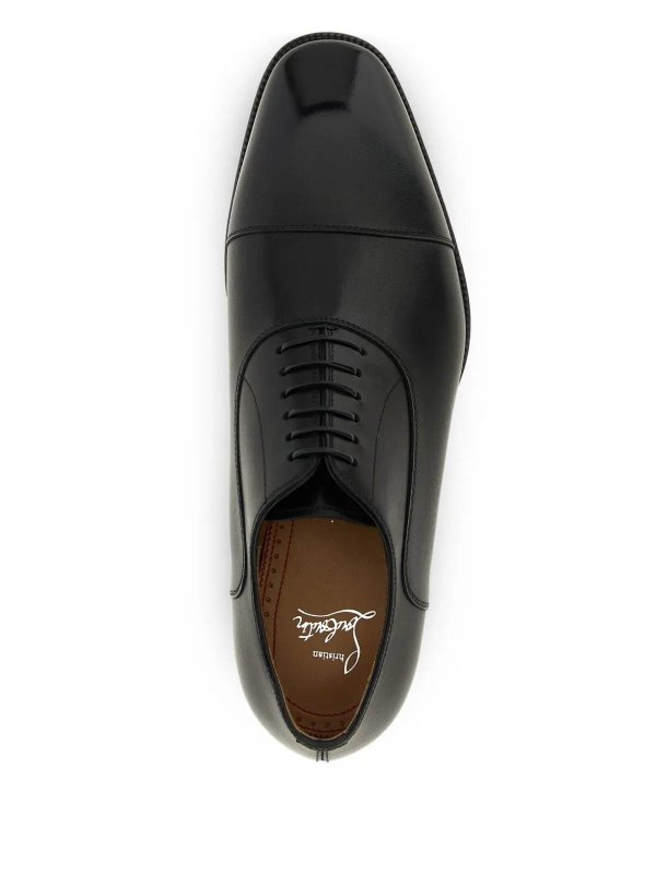 The Best Shops CHRISTIAN LOUBOUTIN: レースアップシューズ - 編み上げ靴 - 黒