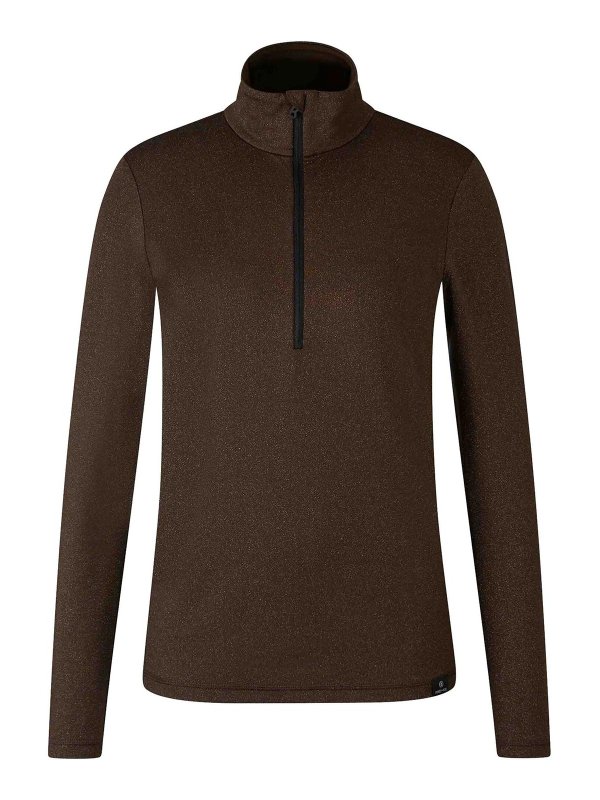 BOGNER: Col roulé & Col polo - Pull Col Roulé - Marron