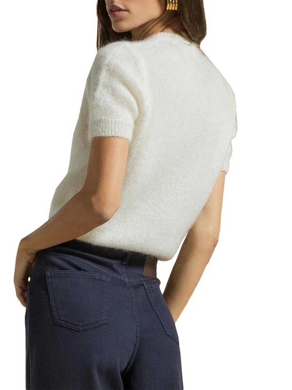 The Best Shops CRUNA: Pull col rond - Pull Col Rond - Crème