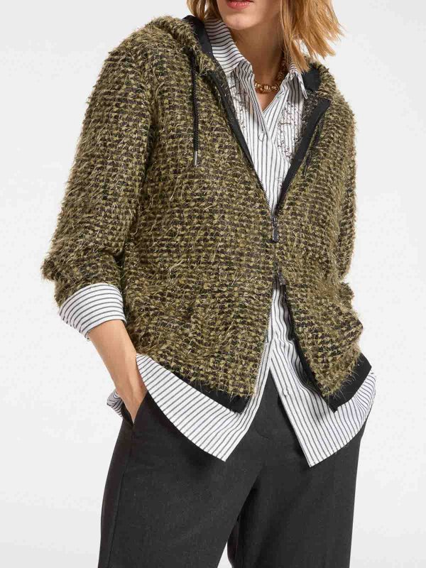 ELENA MIRO`: スウェット＆セーター online - スウェットシャツ/セーター - ダークグリーン