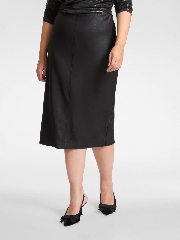 ELENA MIRO`: ニーレングススカート＆ミディ丈 online - 膝丈/ミディスカート - 黒