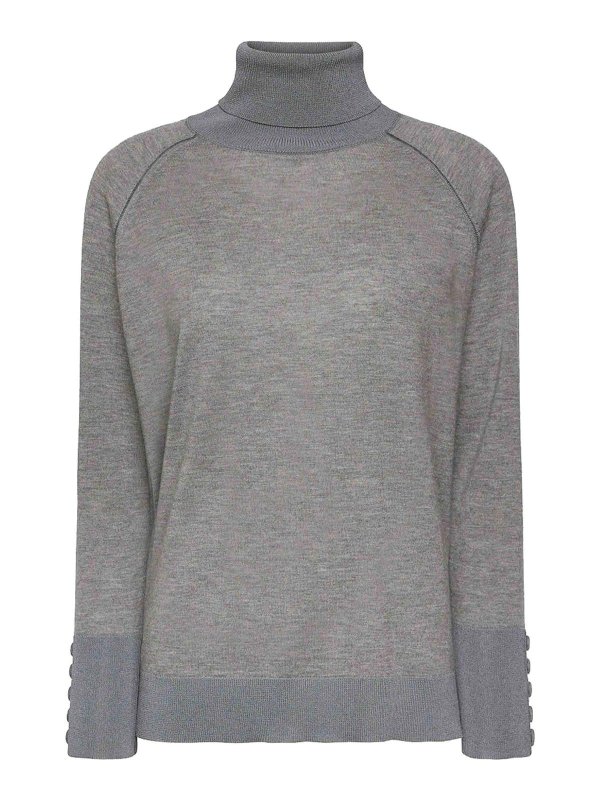 ELENA MIRO`: タートルネック - タートルネック/ポロネック - グレー