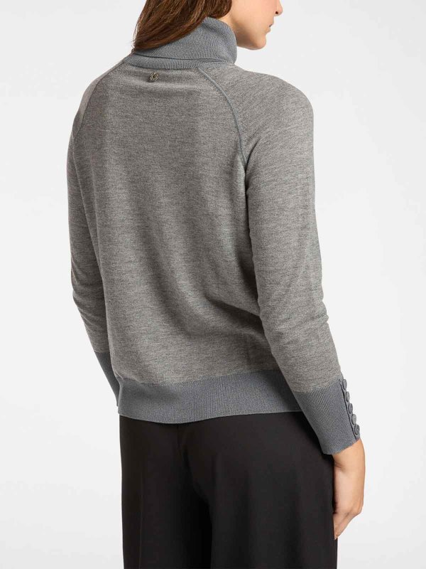 The Best Shops ELENA MIRO`: タートルネック - タートルネック/ポロネック - グレー