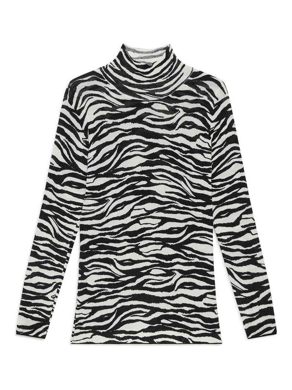 MALIPARMI: Strickpullover mit Rundhalsausschnitt - Rundhalspullover - Beige