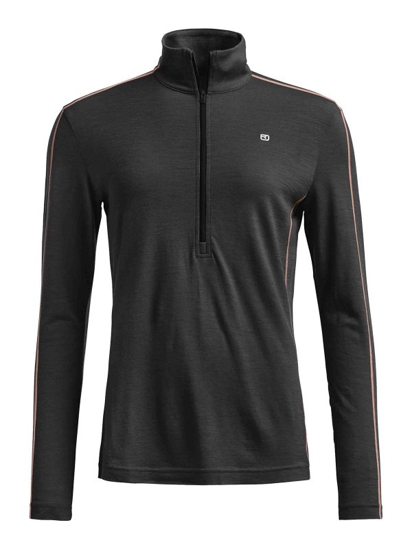 ORTOVOX: Strickpullover mit Rundhalsausschnitt - Rundhalspullover - Beige