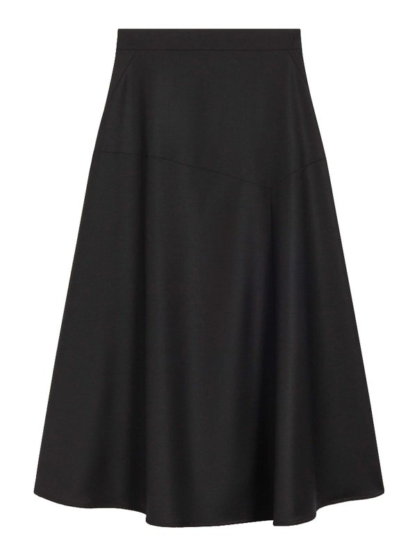 Pence: ニーレングススカート＆ミディ丈 - 膝丈/ミディスカート - 黒