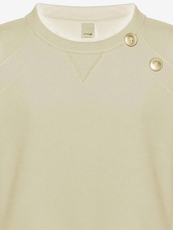 The Best Shops Pinko: Sweatshirts und Pullover - Sweatshirt - Hellbeige