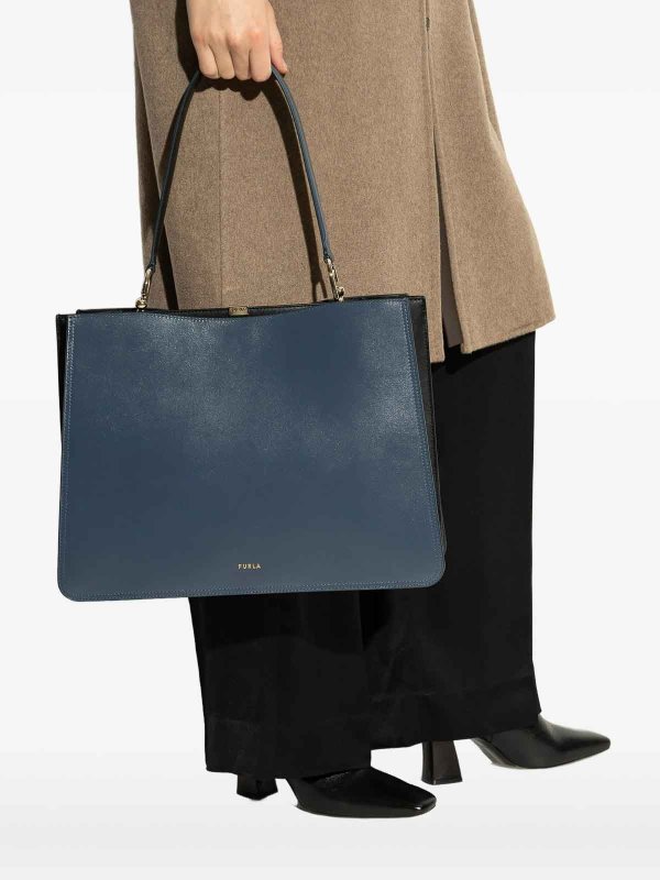 FURLA: Handtaschen online - Shopper - Blau